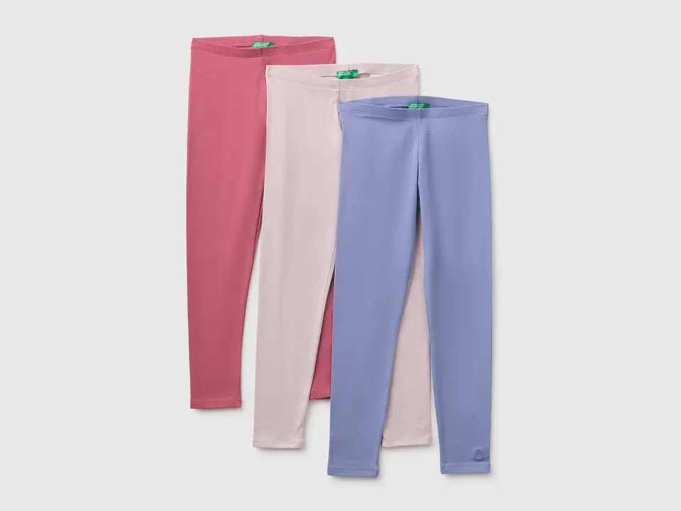 United Colors of Benetton leggings cotone L set 3 pezzi