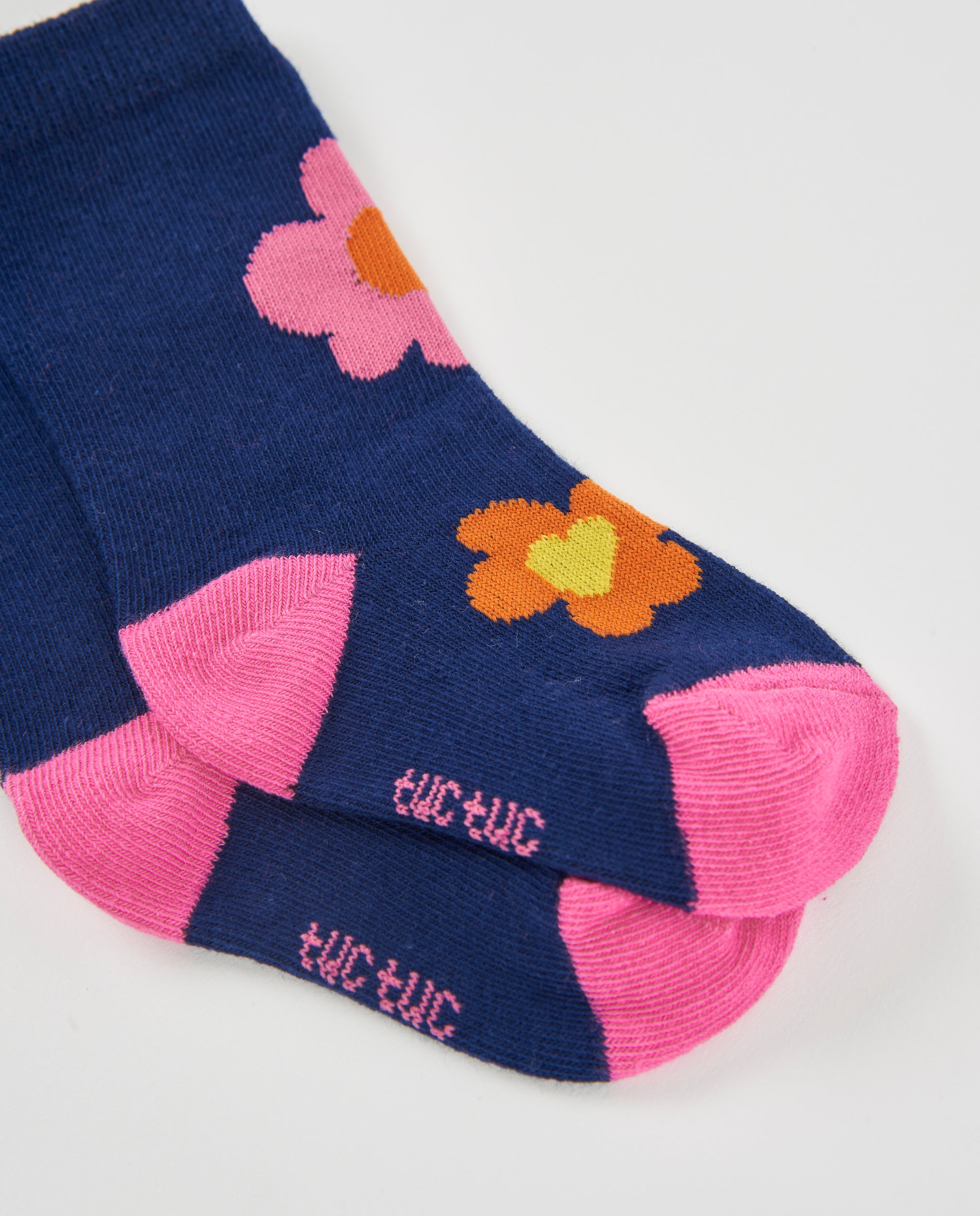 TucTuc Accessori set calzini bambina rosa 2 paia cotone