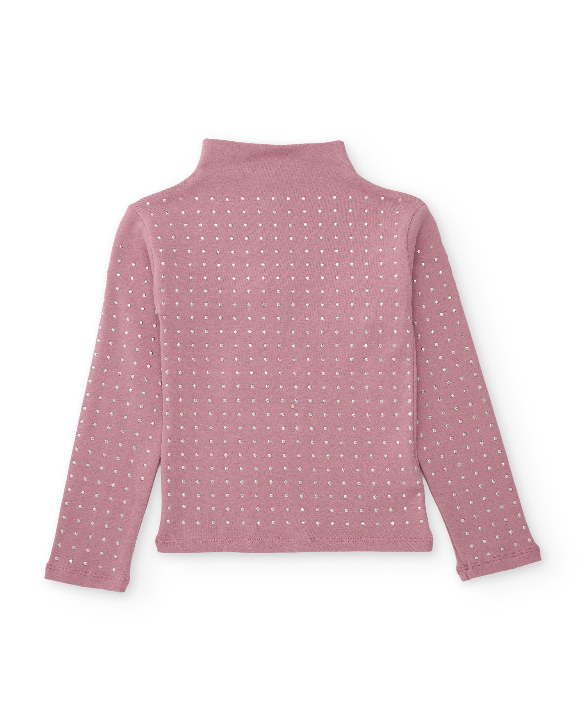 TucTuc Magliette maglia bambina rosa collo alto