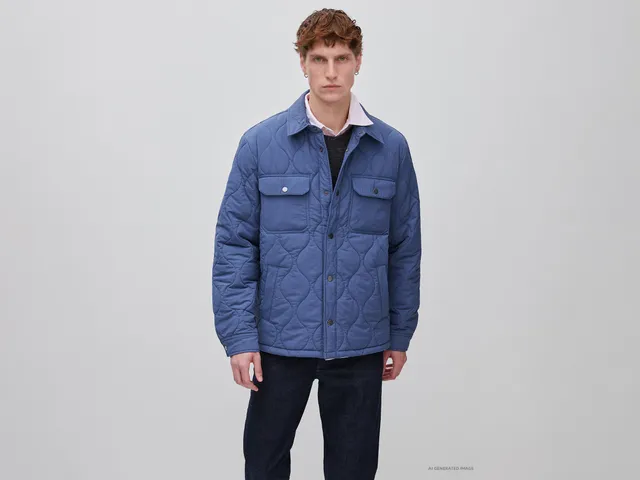 United Colors of Benetton Quilted jacket giacca nylon taglia L