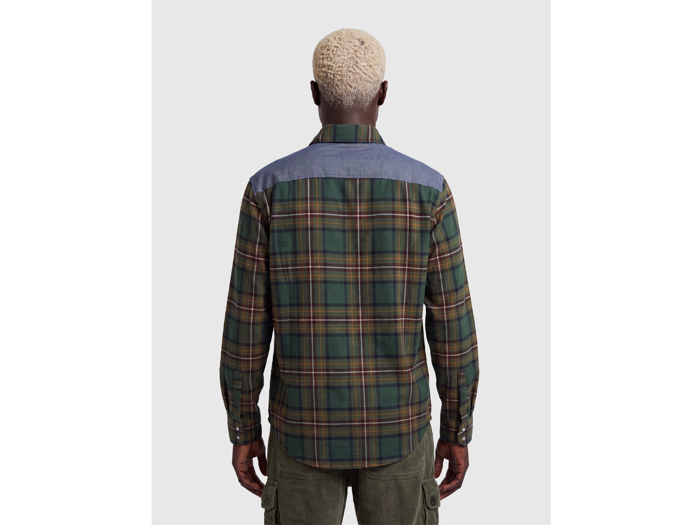 Benetton Shirts Camicia Flanella Quadri Western Cotone