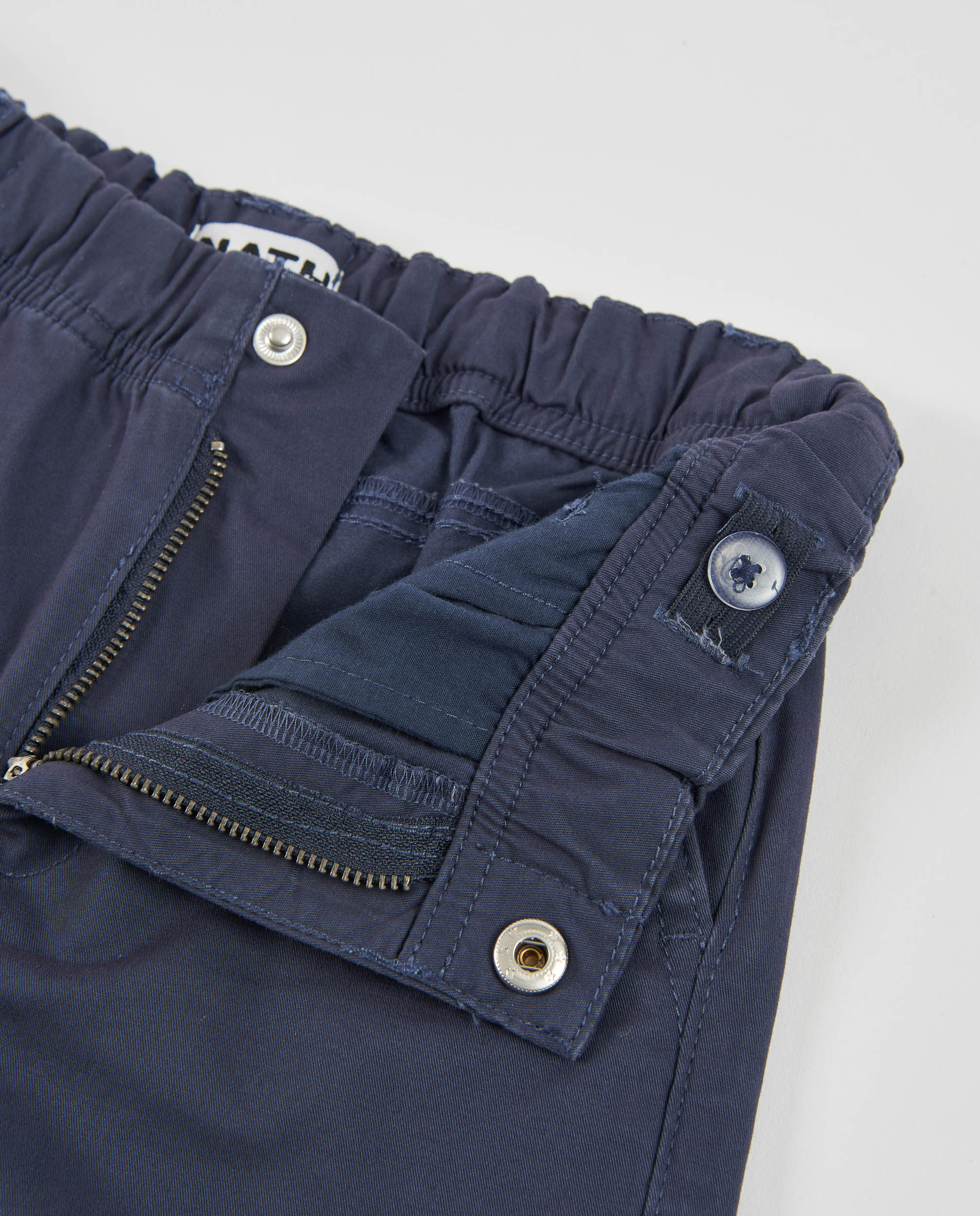 TucTuc Pantaloni Chino Bambino Blu Navy Vita Elasticizzata