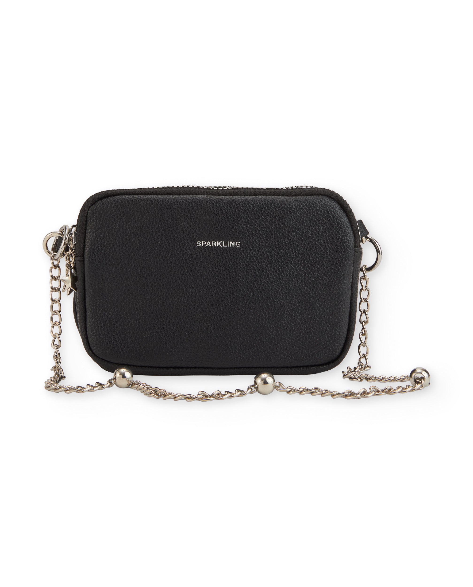 TucTuc Accessori borsetta bambina nero ecopelle catena