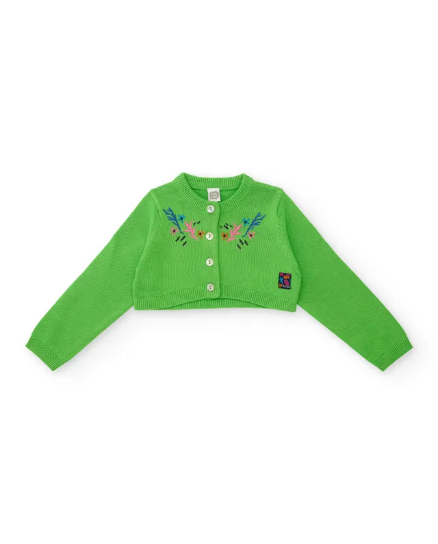 TucTuc Maglioni Bolero giacca bambina verde