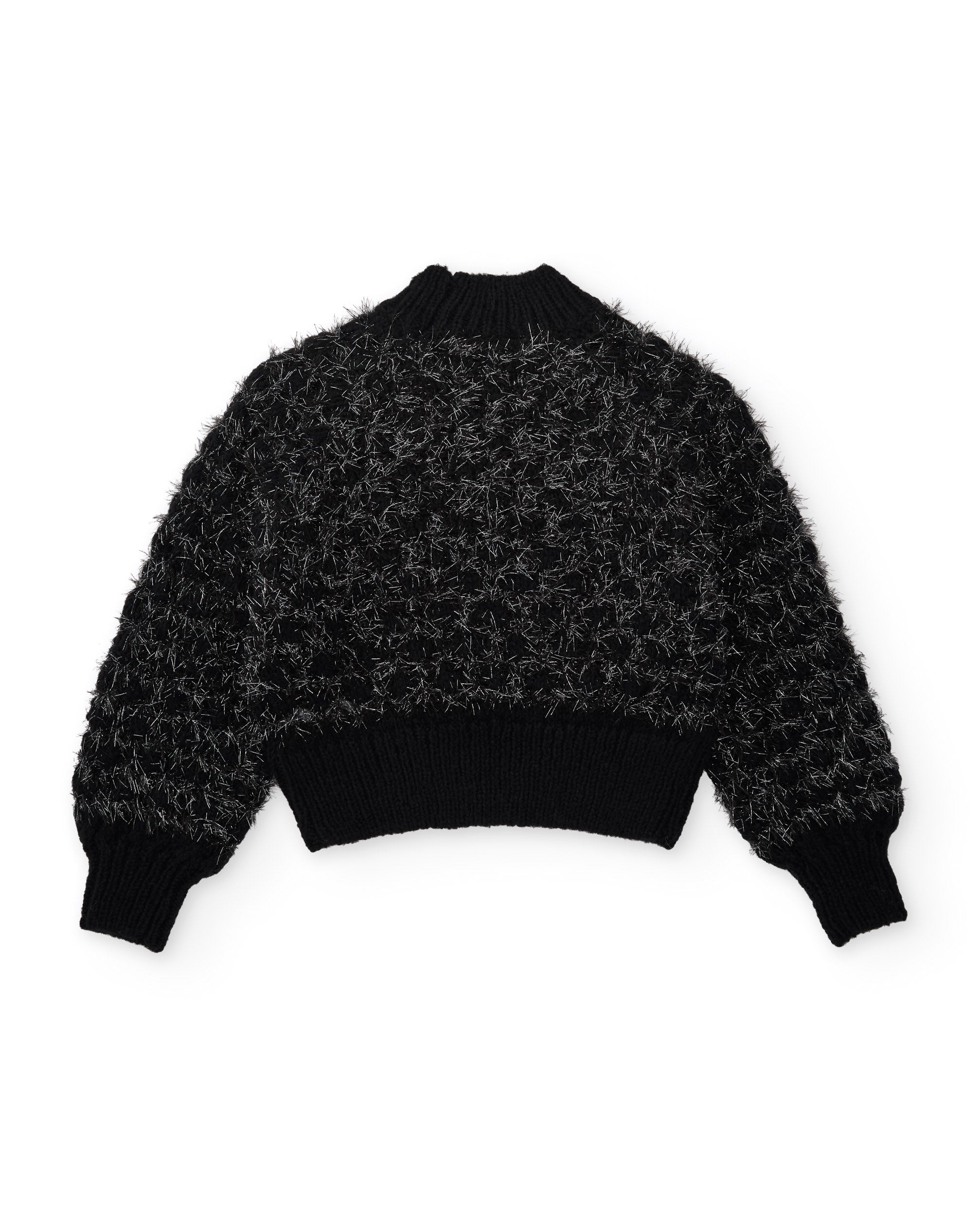 TucTuc Maglioni pullover bambina nero lurex maglia