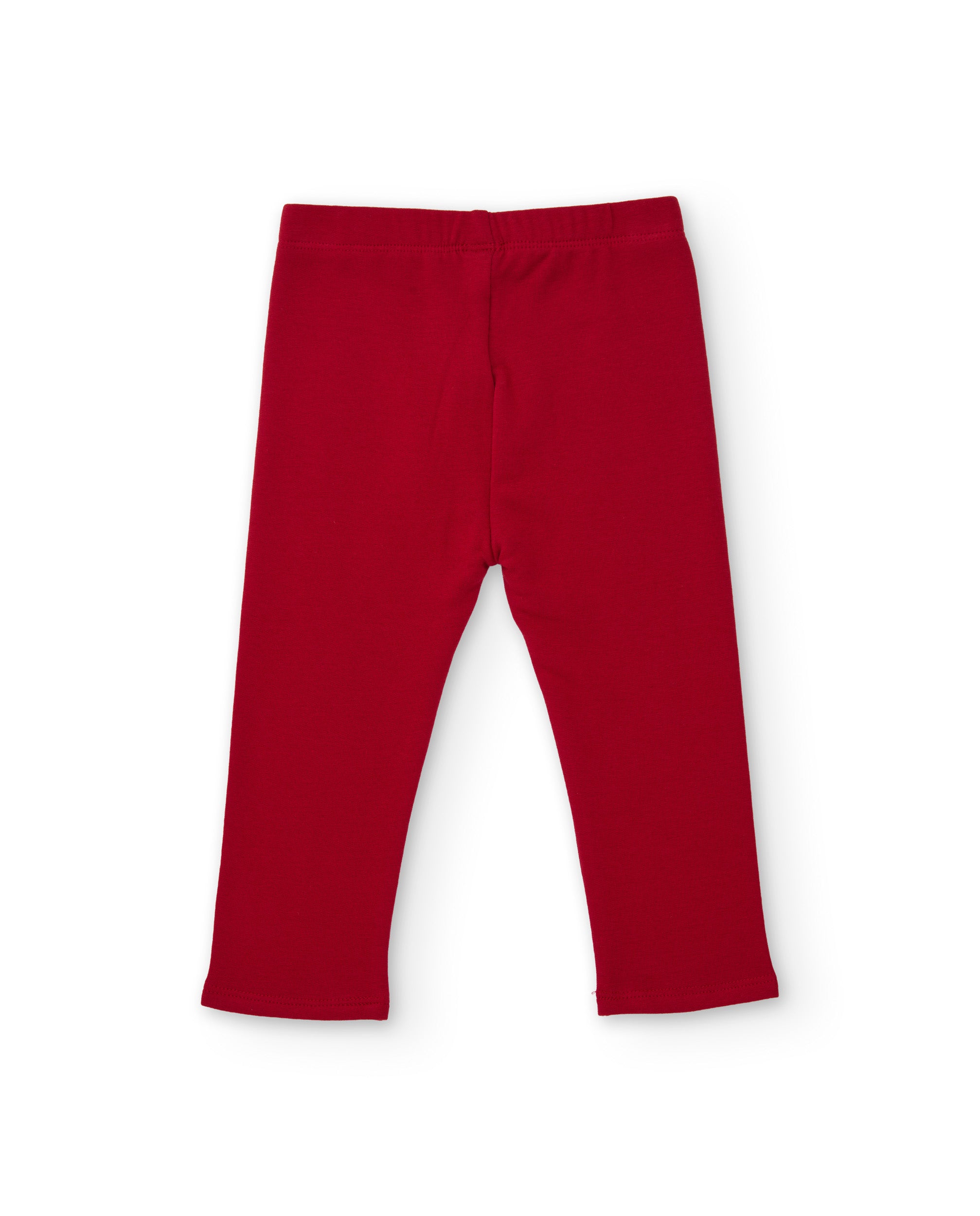 TucTuc Leggings Pant Bambina Felpa Rosso 4A