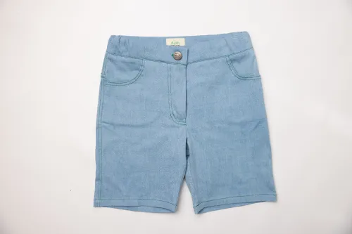 Pamboo Streetwear Eco Jeans Shorts pantaloncini jeans cotone