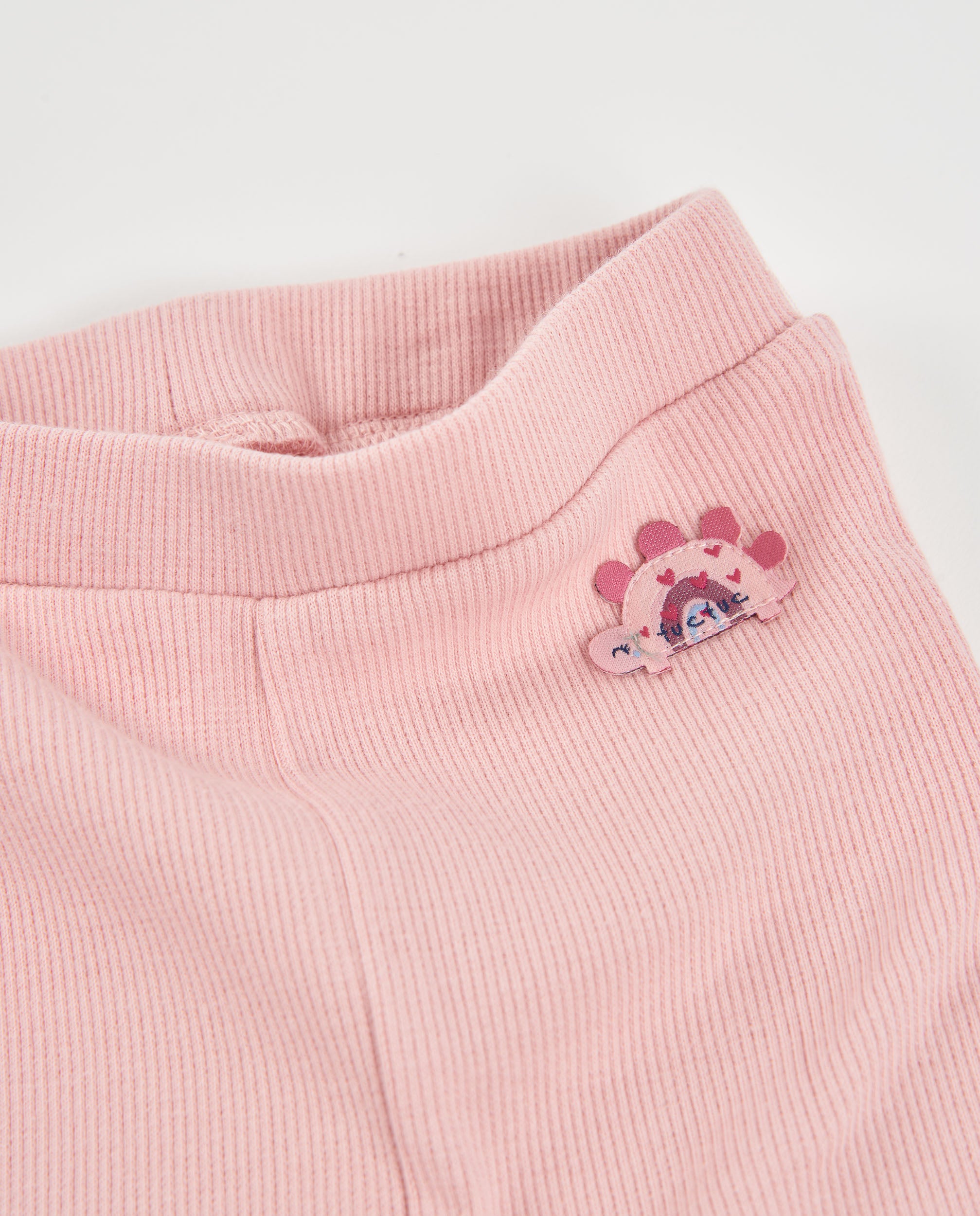TucTuc Completi Blusa Volant Leggings Rosa 0-1M Maglia