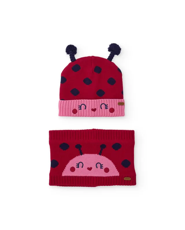 TucTuc Accessori set maglia bambina rosso 44 coccinella