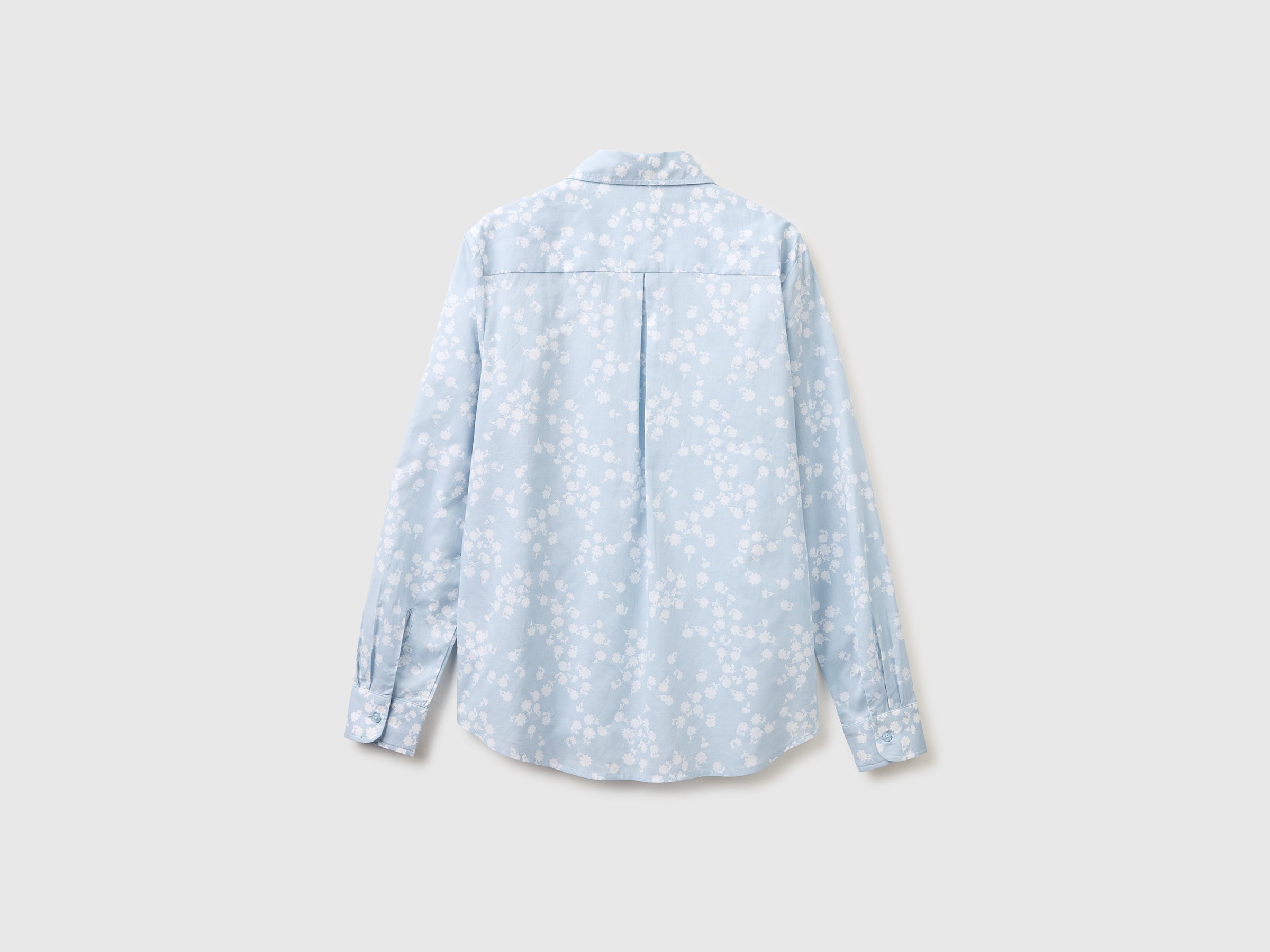 United Colors of Benetton camicia cotone leggero fantasia donna