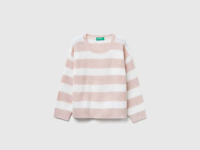 United Colors of Benetton Maglione righe bambino cotone 98