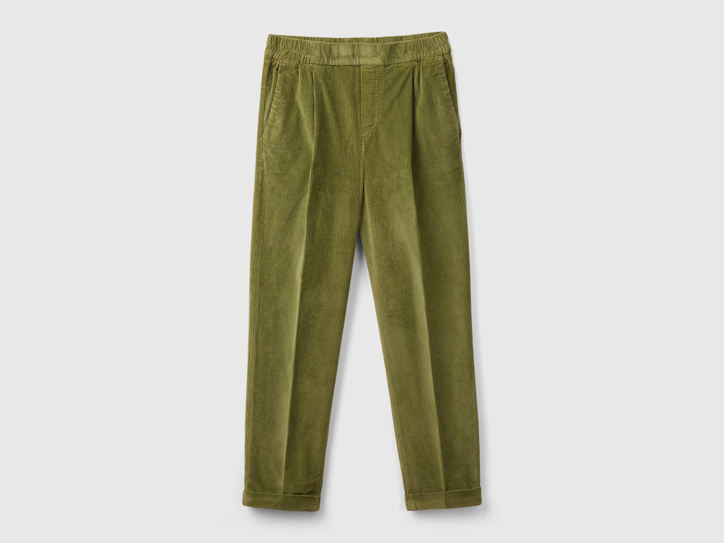 United Colors of Benetton Trousers chino velluto cotone taglia M