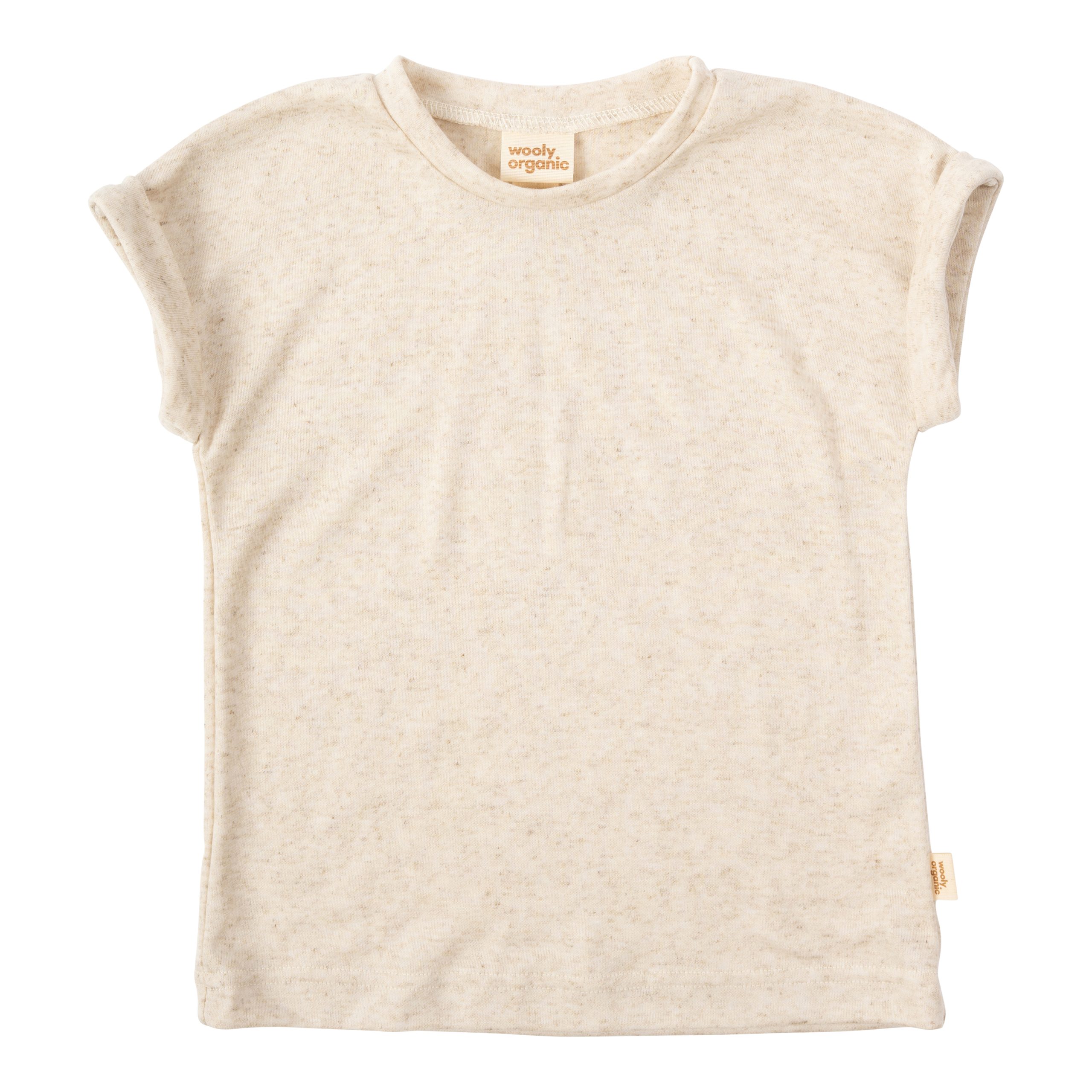 Woolly Organic T-Shirt Tencel Lino Manica Corta Bambino SS26