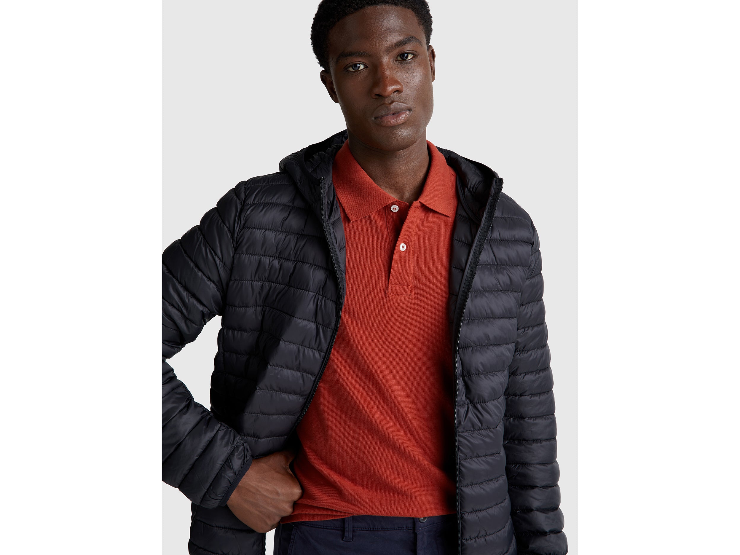 Benetton Polos Polo regular cotone bio taglia L