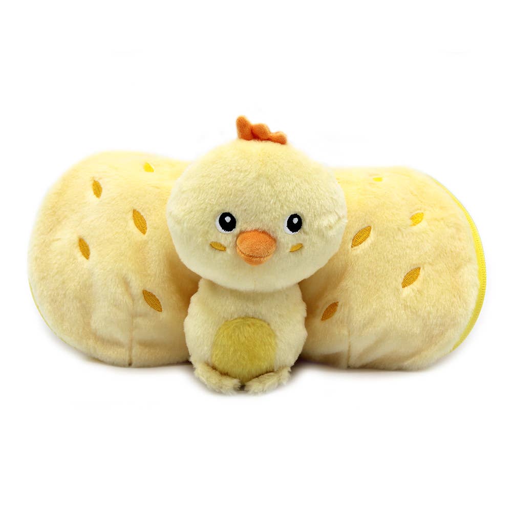 Les Déglingos Peluche Pulcino Ananas 20 cm nascita