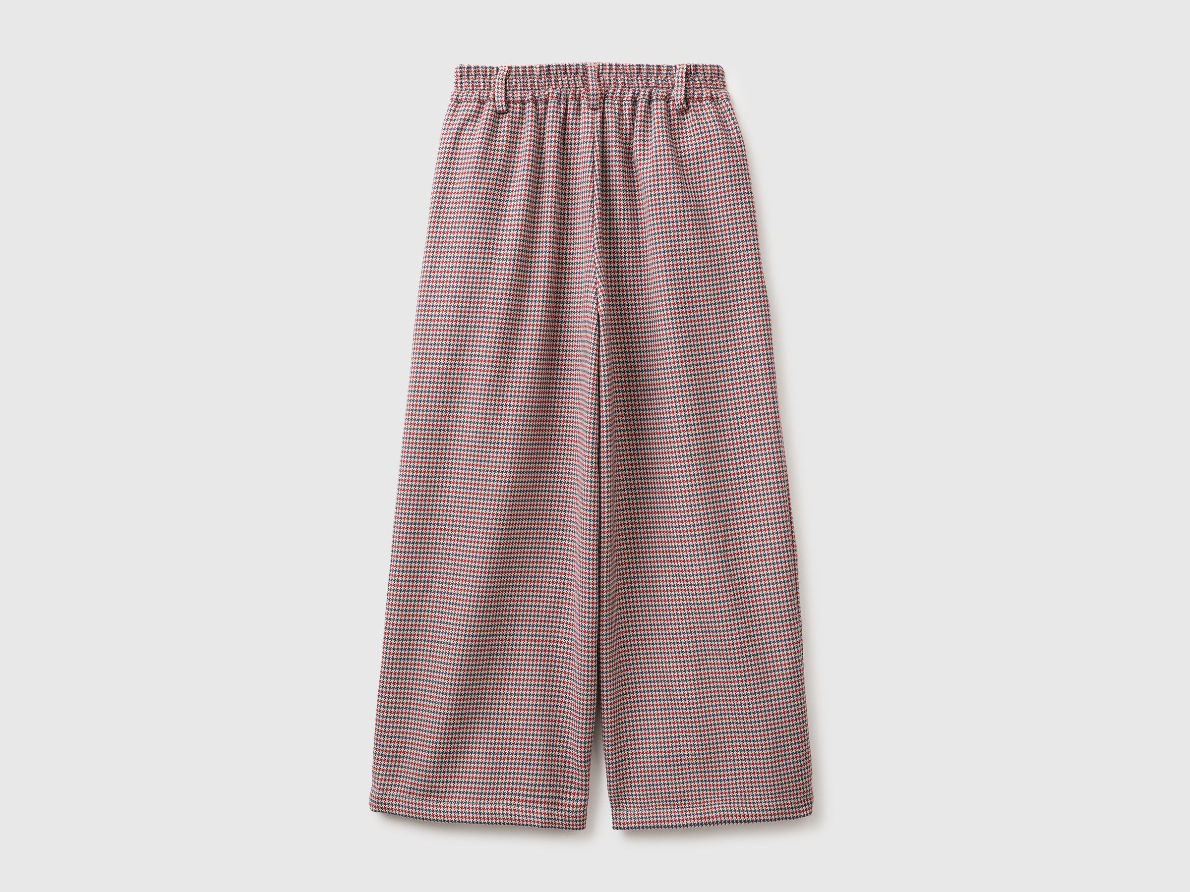 United Colors of Benetton Trousers palazzo quadri viscosa