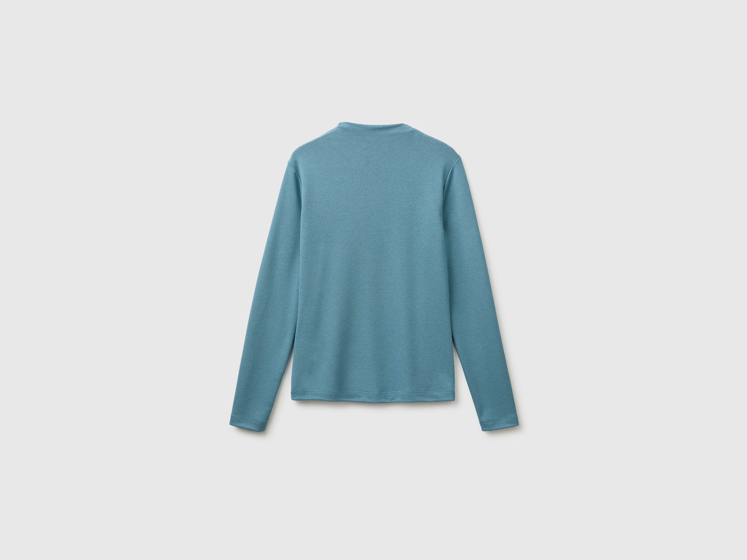 United Colors of Benetton T-shirt arricciata maglia manica lunga viscosa