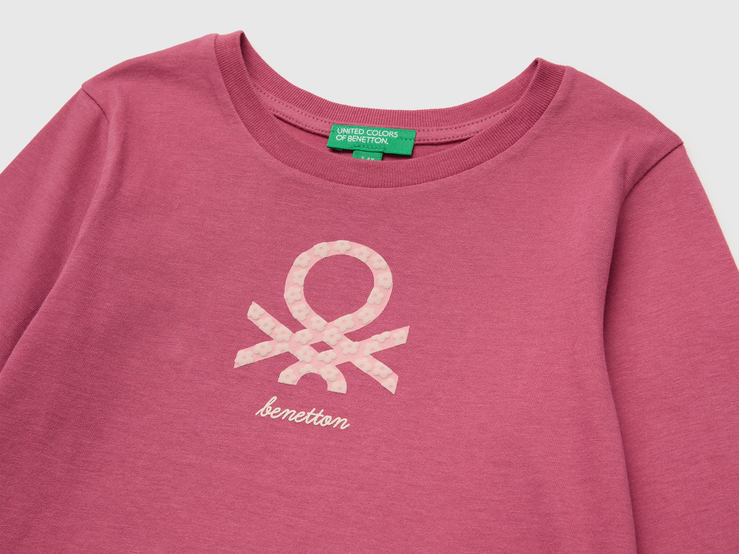 United Colors of Benetton Maglia Maniche Lunghe Cotone Bio 98