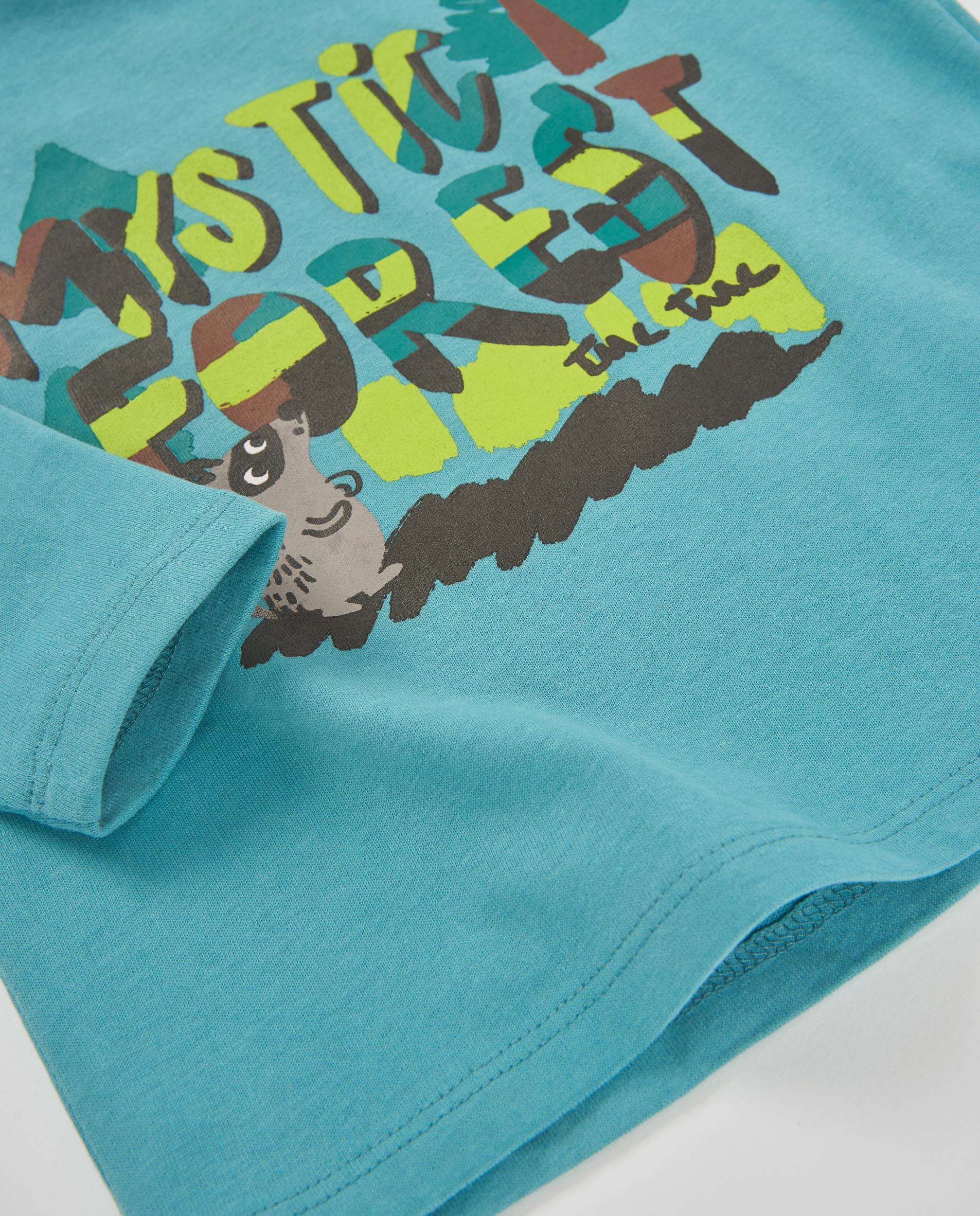 TucTuc Magliette maglia bambino blu maniche lunghe cotone