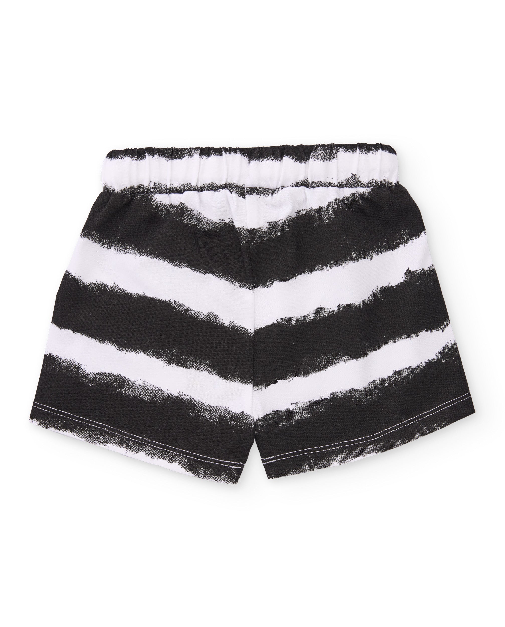 TucTuc Bermuda maglia bambino righe nero