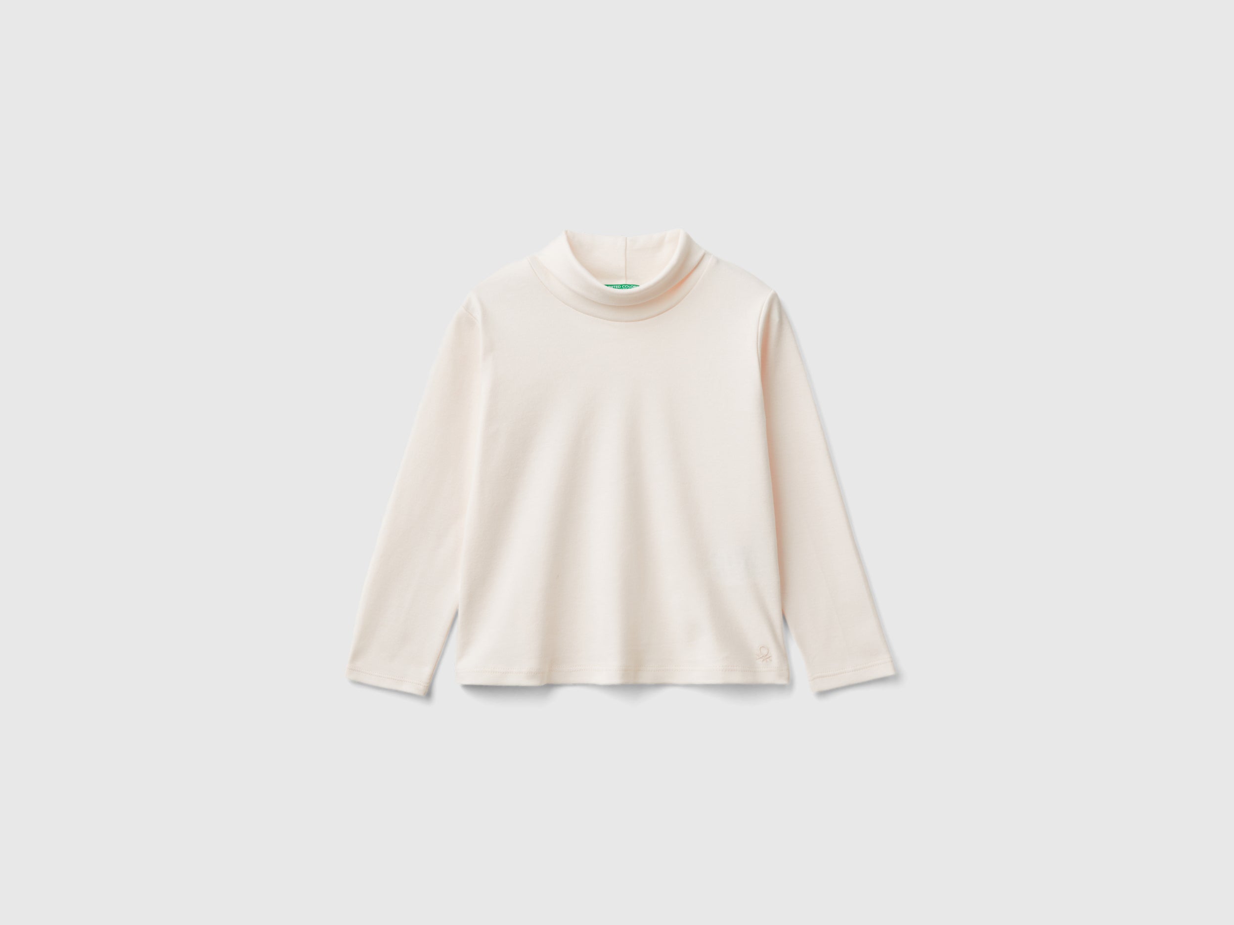 United Colors of Benetton Turtleneck T-Shirt Lupetto bimbo cotone