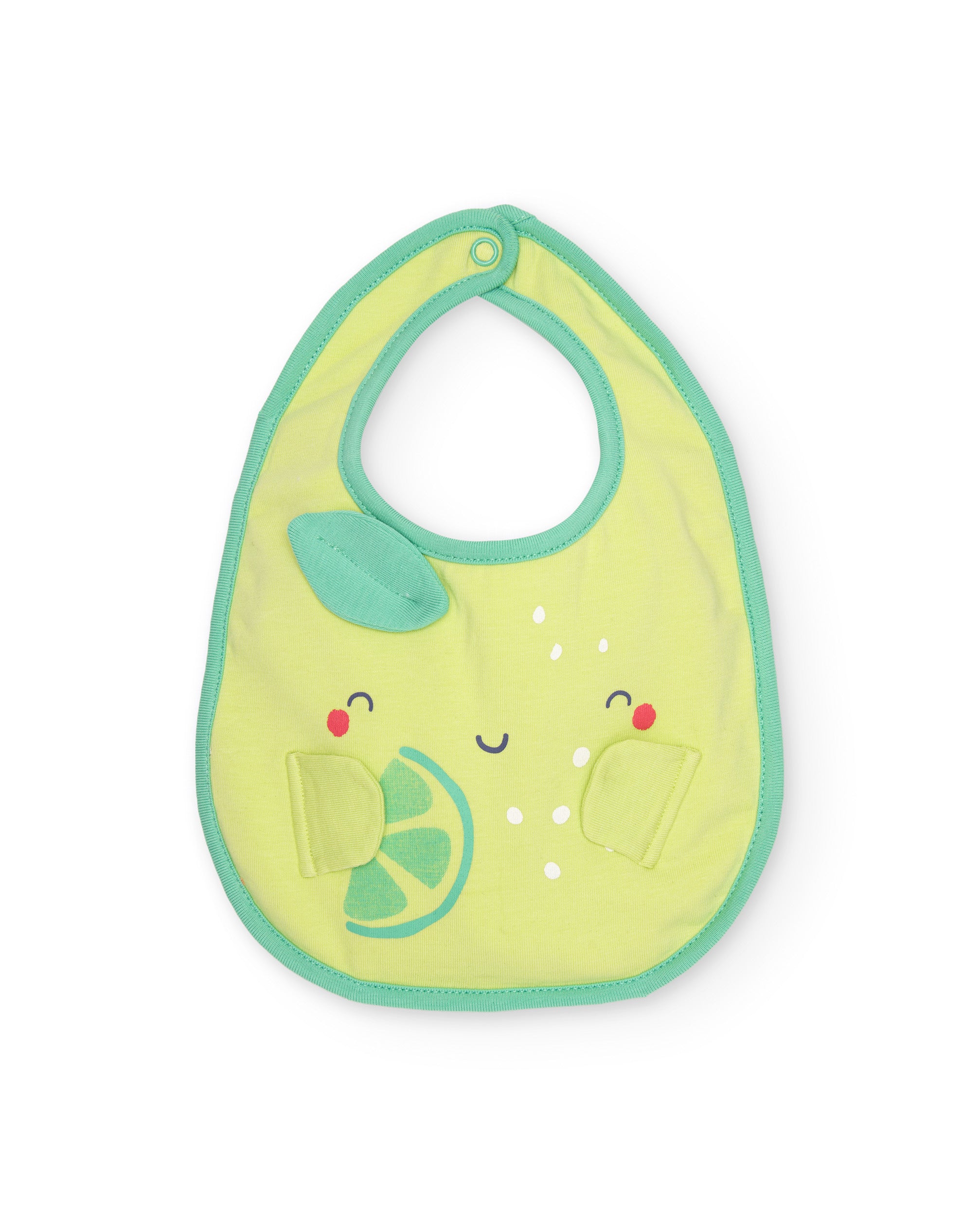 TucTuc Accessori bavaglini frutta bavaglino verde 2 pezzi neonato