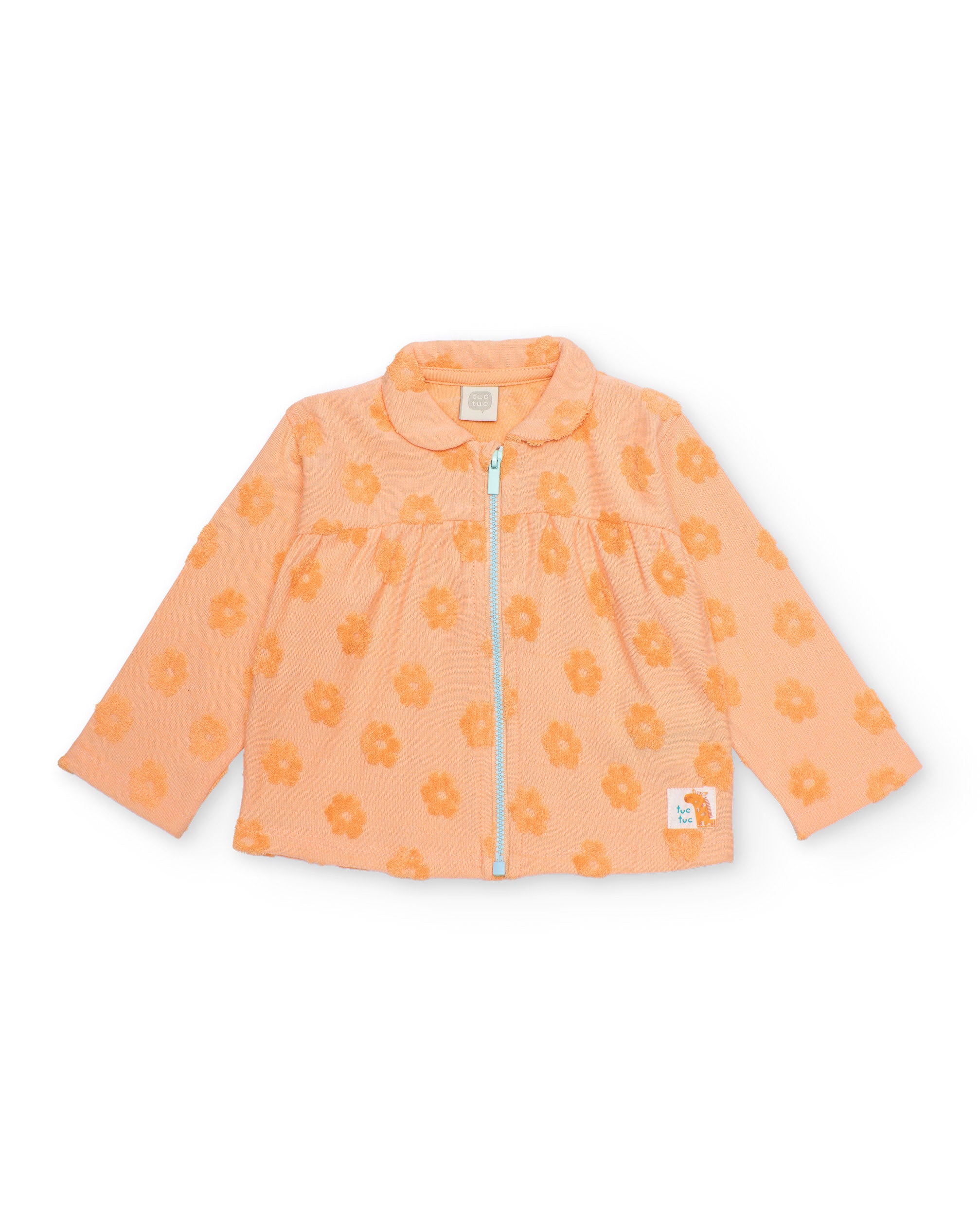 TucTuc Completi completo maglia neonata arancione 3 pezzi