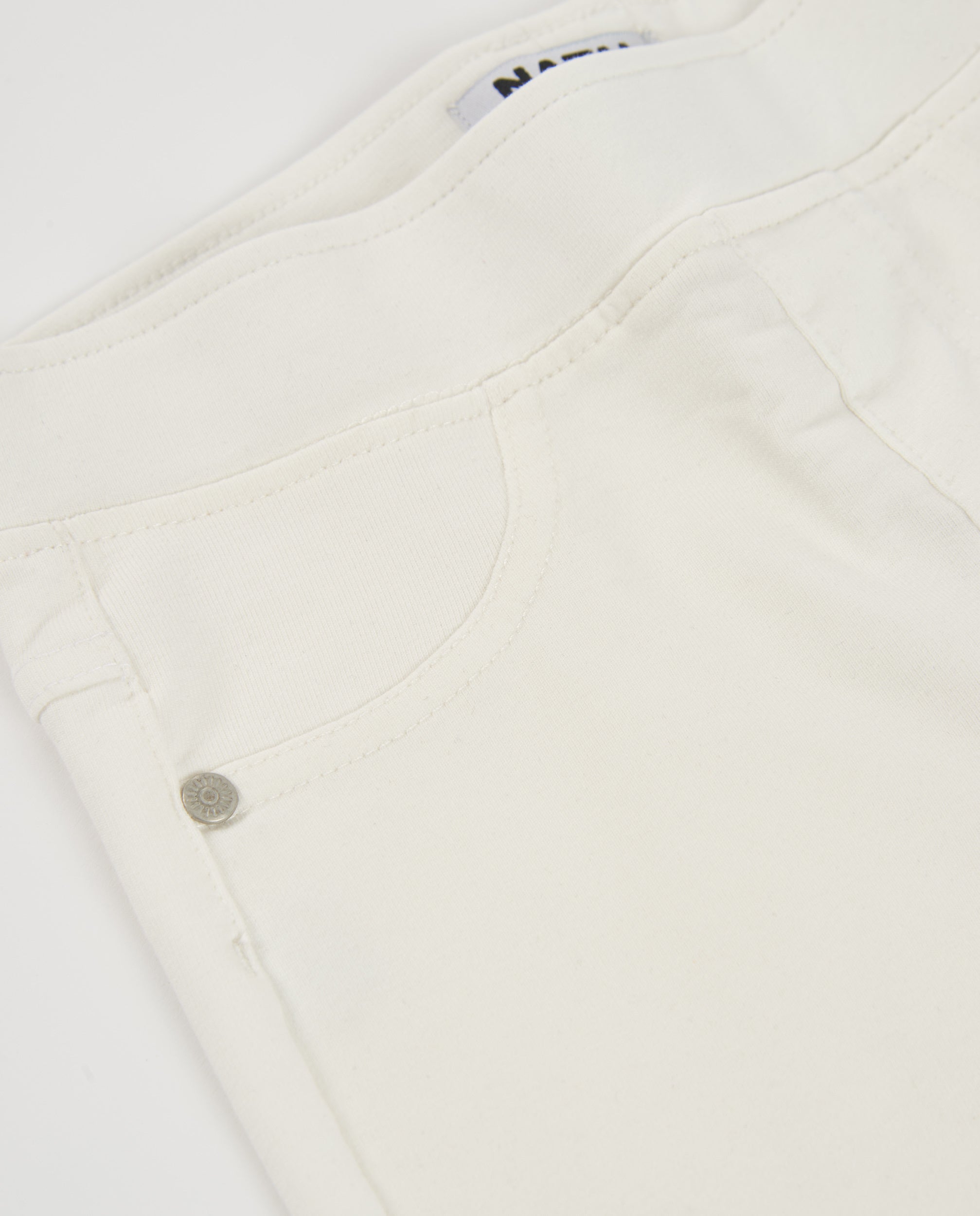 TucTuc Bermuda shorts bambina bianco elasticizzato tasche